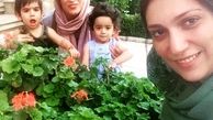فلامک جنیدی و خواهر دوقلویش در کنار فرزندان دوقلویش!