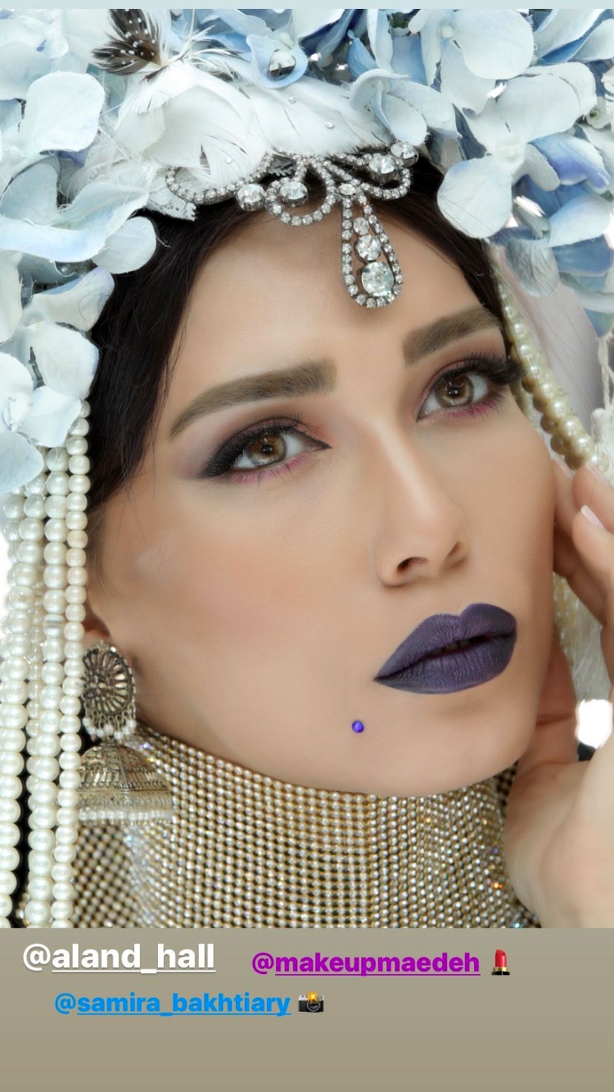 میکاپ متفاوتی از شهرزاد کمال زاده + عکس
