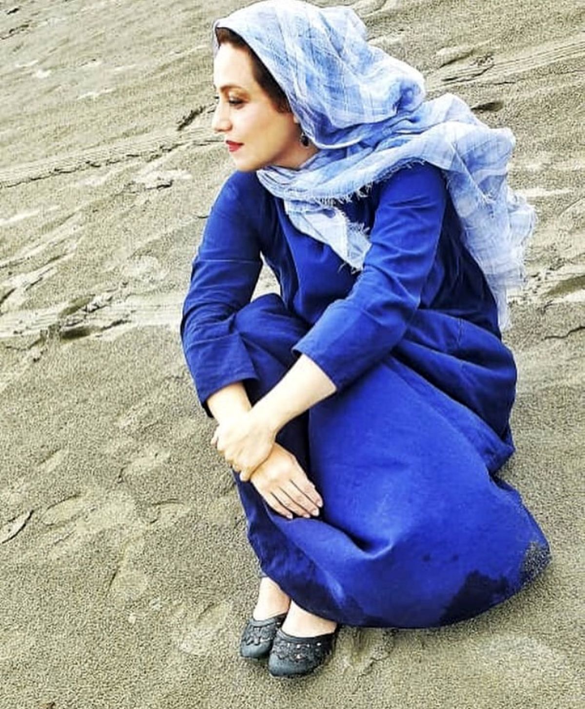 شبنم ‌مقدمی در ساحل + عکس