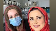 کمند امیر سلیمانی در اتاق گریم بچه محل + عکس