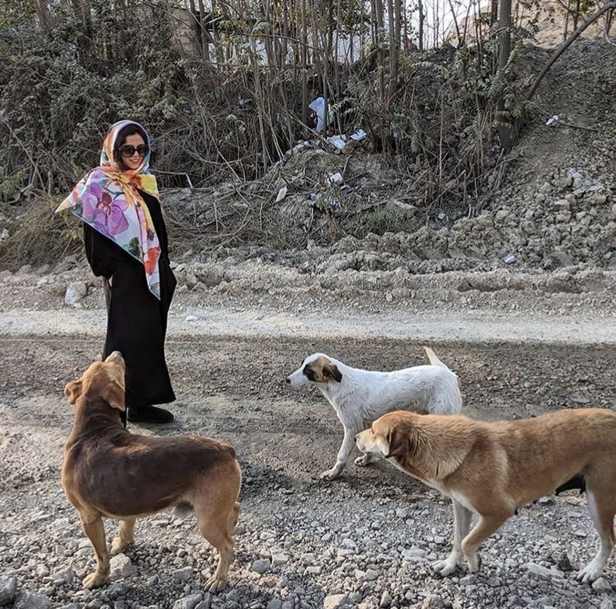 حس حیوان‌دوستی‌ ماهور الوند + عکس