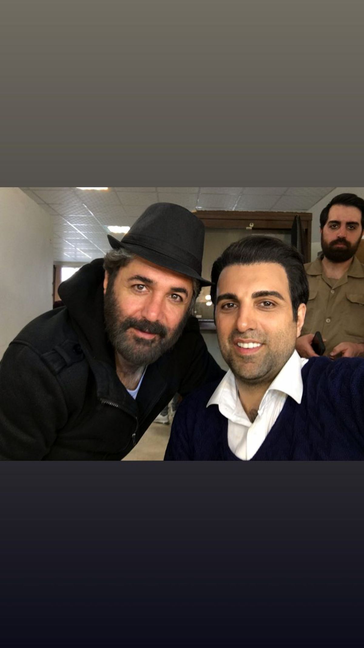 سلفی مهدی صبایی با پسر کارگردان‌ مشهور + عکس