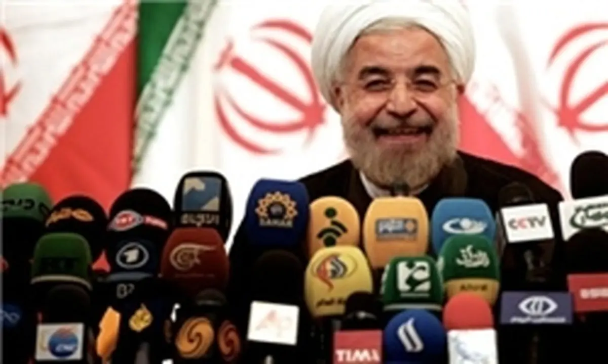 نخستین نشست خبری روحانی در مسند ریاست جمهوری