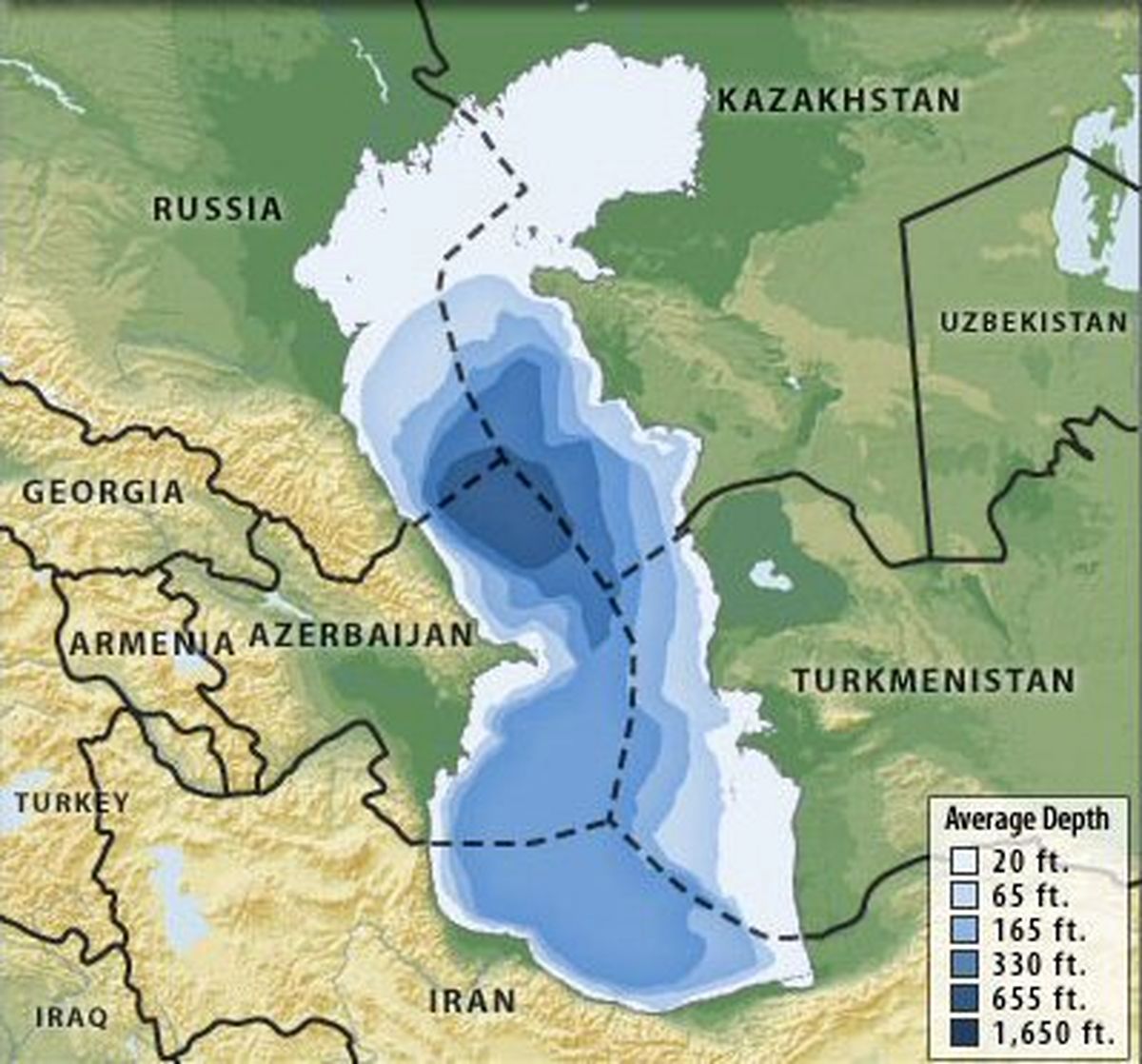 سهم ایران در دریای خزر؛ از رویا تا واقعیت