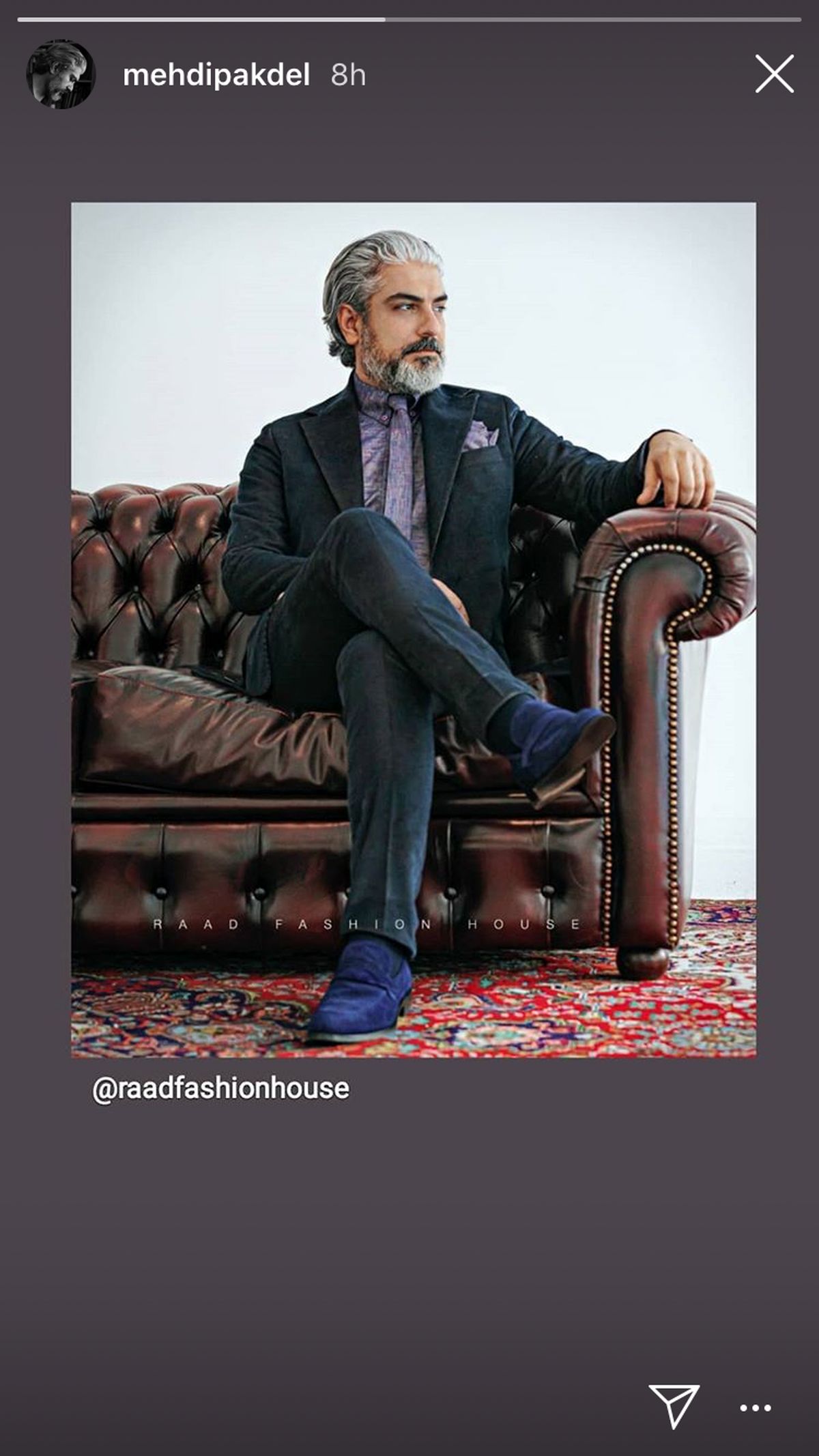 ظاهر شیک و رسمی مهدی پاکدل‌ + عکس