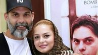 عکس پیمان معادی و همسرش