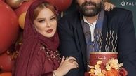 عاشقانه ای دیگر از خانم ‌بازیگر و‌همسرش + عکس