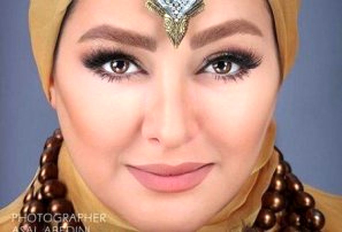 عکس لو رفته از الهام حمیدی و همسرش در یک رستوران!