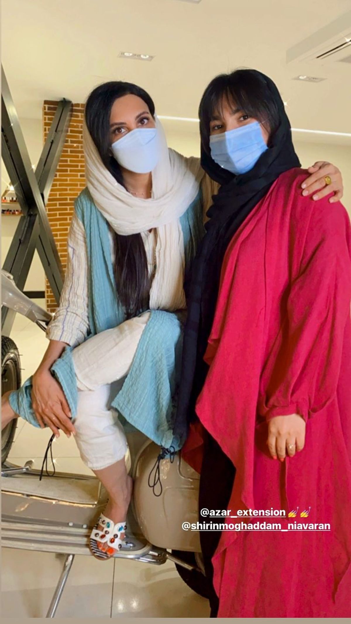 لیلا بلوکات و دوستش + عکس