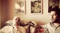 حامد بهداد در کنار پدر مرحومش + عکس