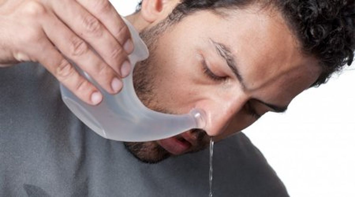 شستن بینی با آب و نمک مفیده یا مضر؟