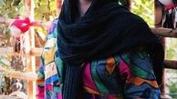 عکس کودکانه هانیه غلامی در طبیعت