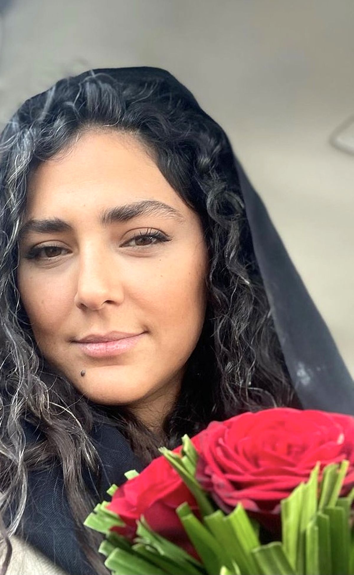 دسته گل زیبا هدی زین العابدین + عکس