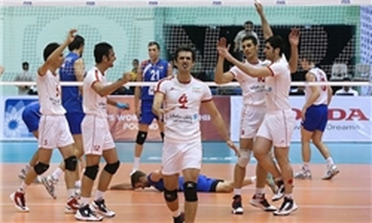اولین پیروزی ایران در لیگ جهانی والیبال