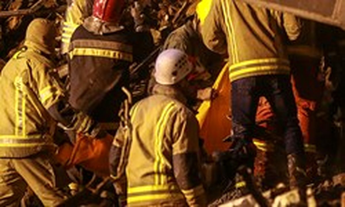  آخرین وضعیت امدادرسانی و آواربرداری ساختمان پلاسکو