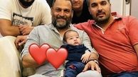 حسین یاری در جمع خانواده + عکس