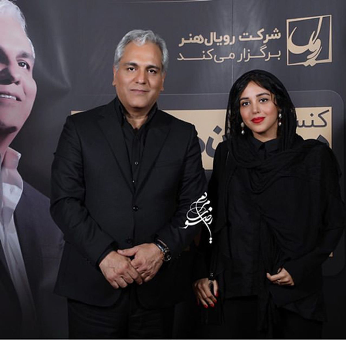 تیپ مشکی هنگامه حمیدزاده در کنسرت+عکس