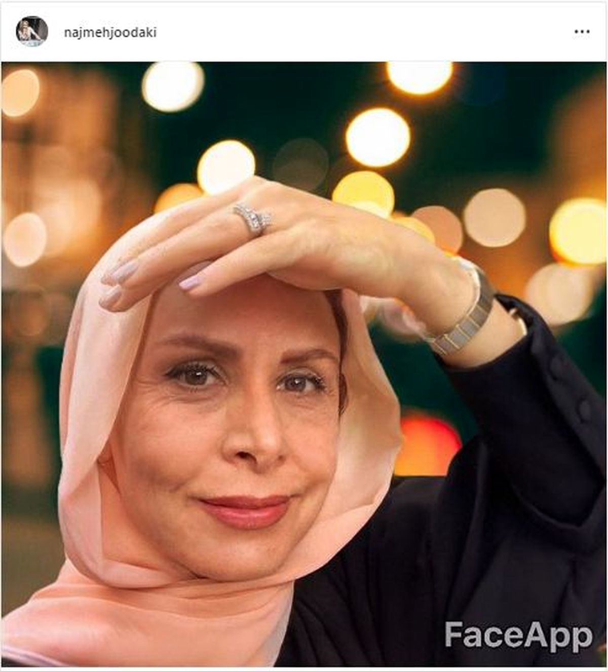 وقتی خانم مجری پیر میشود+عکس