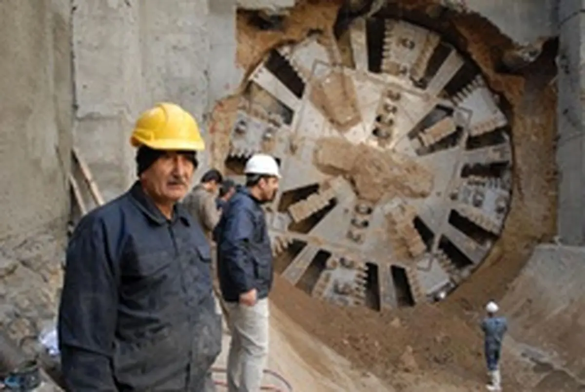 جداسازی و خروج TBM خط ۳ مترو
