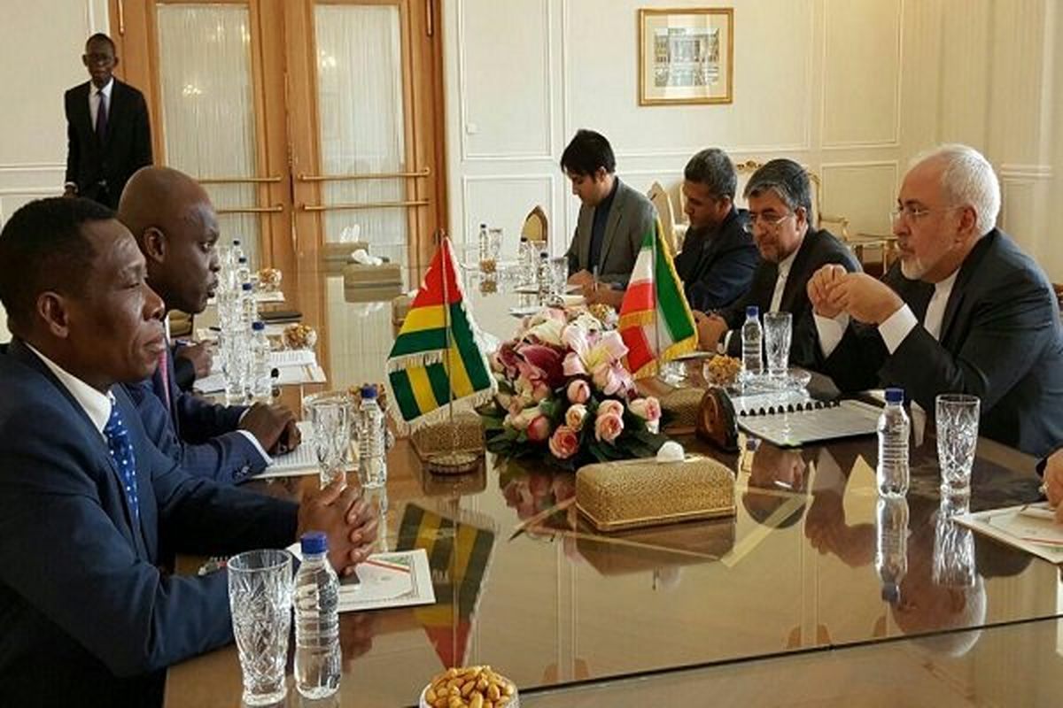 دیدار وزیر خارجه توگو با ظریف/عکس