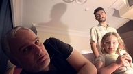 سلفی بیژن بنفشه خواه به همراه دختر و پسرش + عکس