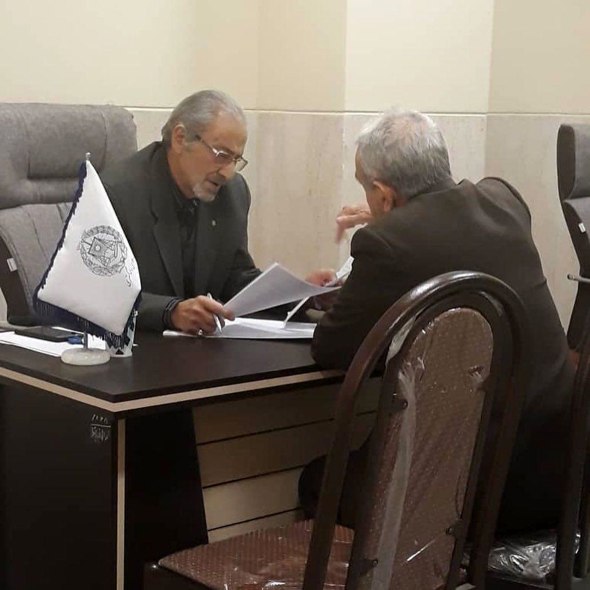 نیما فلاح و پدرش+عکس