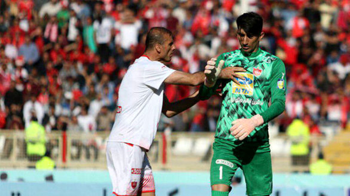 دروازه بان پرسپولیس علت عصبی شدنش در بازی امروز را گفت
