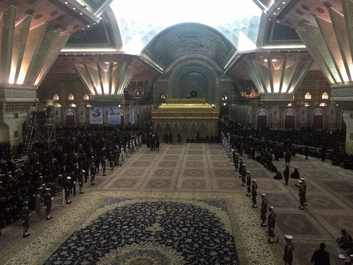 پایان مراسم تدفین آیت‌الله هاشمی رفسنجانی + عکس