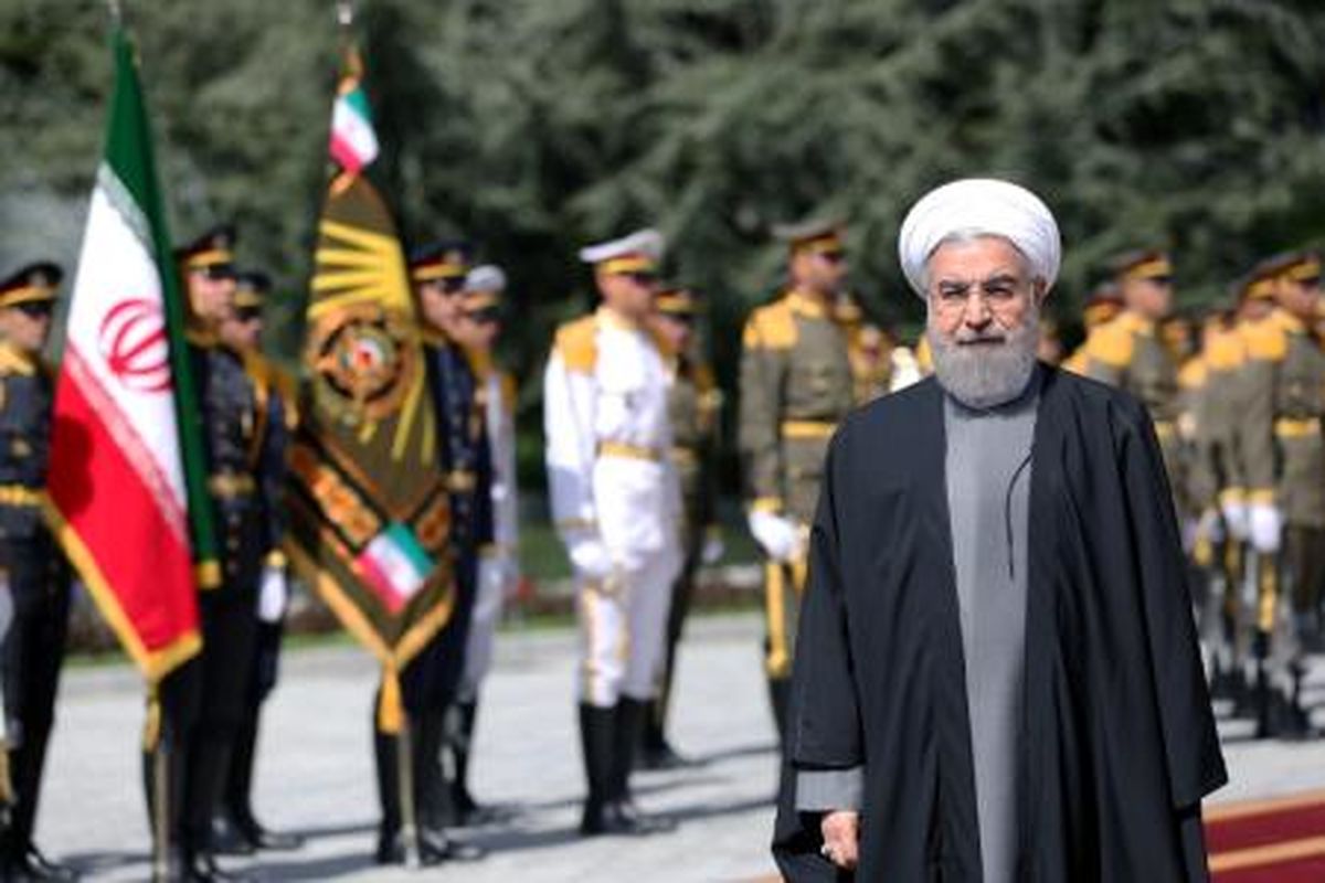 استقبال رسمی روحانی از رییس‌جمهوری کرواسی