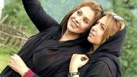 نسرین مقانلو و خواهرش + عکس