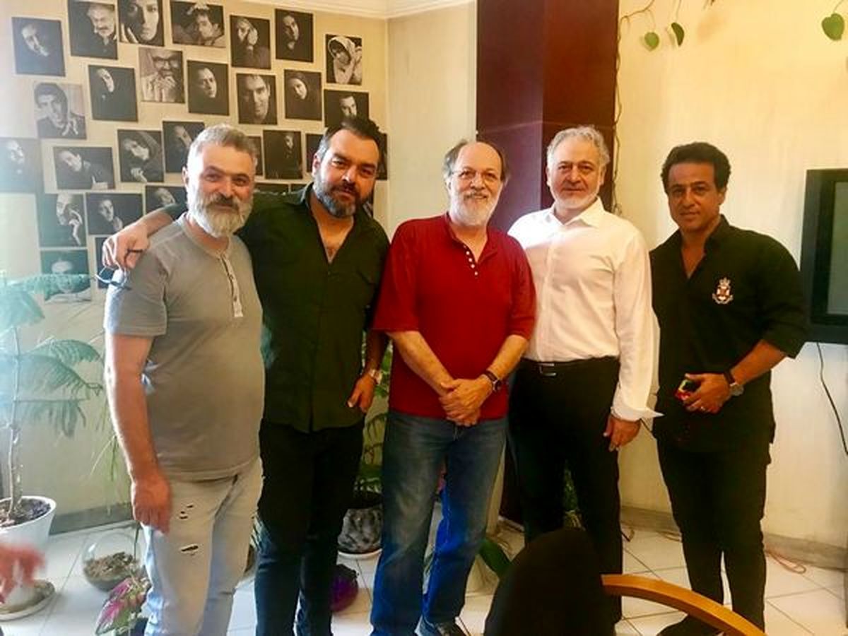 رامین راستاد در کنار اساتید سینمای ایران + عکس