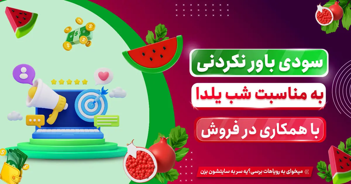 دیجی فالوور برندی نوین با پورسانتی بی‌نظیر: همکاری در فروش با سود بالا در یلدای امسال فقط با دیجی فالوور
