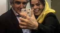 مهدی هاشمی در کنار زن دومش + عکس