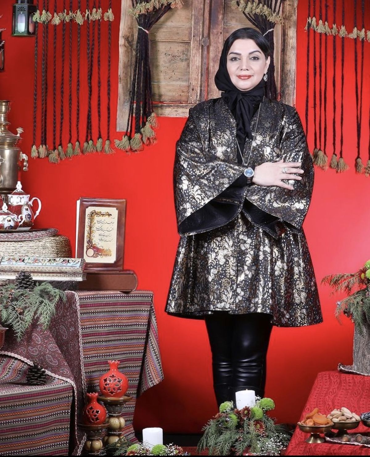 تم یلدایی الهام پاوه نژاد + عکس