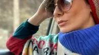 استایل زمستونی مینا وحید در ماشین + عکس