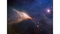 یک پروانه تک‌بال در دل فضا