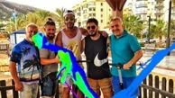 نیما شاهرخ شاهی و خانواده اش در اسپانیا+عکس
