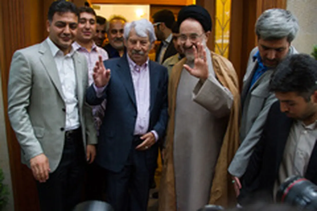 گزارشی از جشن تولد داوود رشیدی با حضور خاتمی