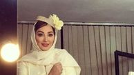 عکس با لباس عروس الهام حمیدی