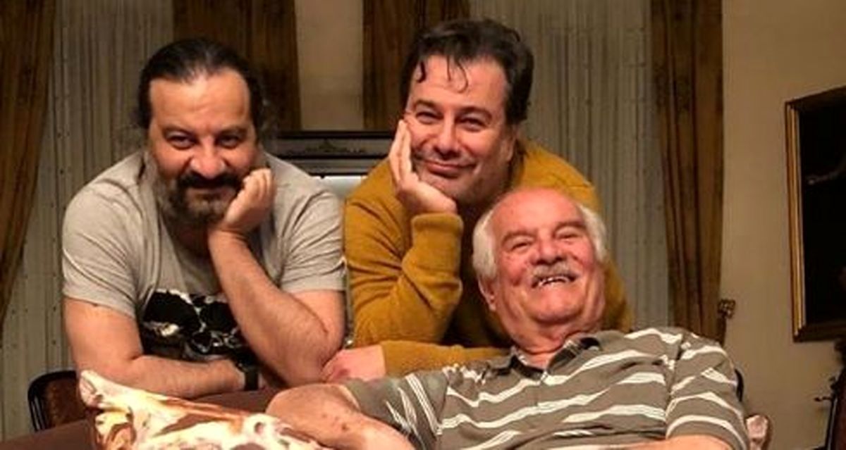 برادران قاسم خانی در کنار پدرشون + عکس