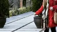 قدم زدن لیلا اوتادی با سگش+عکس
