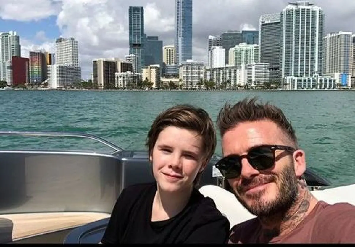 تبریک تولد «دیوید بکهام» به پسر بزرگش