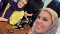 فاطمه گودرزی در جمع دوستانش + عکس