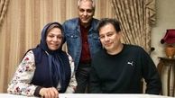 |گوهر خیراندیش در کنار مهران مدیری و پیمان قاسمخانی