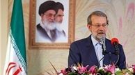 رئیس مجلس در اختتامیه نمایشگاه کتاب سخنرانی می‌کند