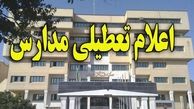 مدارس ابتدایی تهران فردا تعطیل است