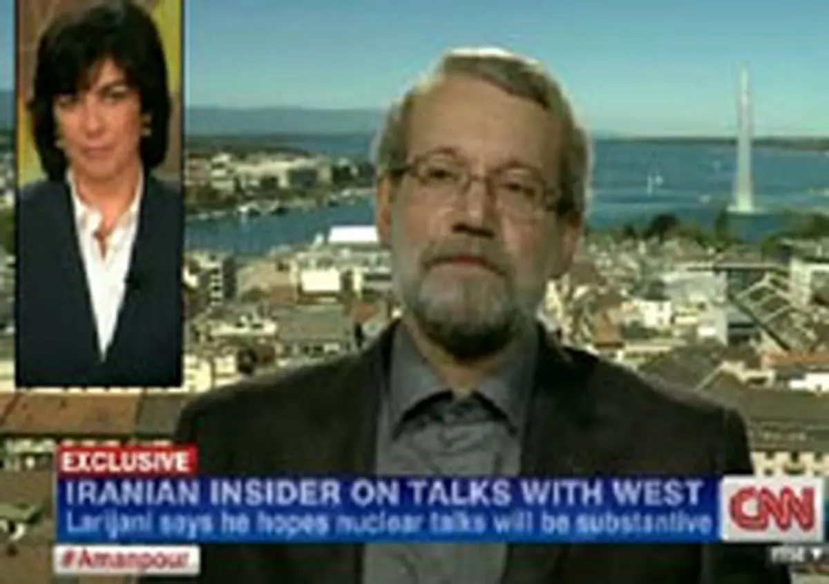 پاسخ لاریجانی به CNN درباره' بجا' نبودن برخی رفتارها در نیویورک