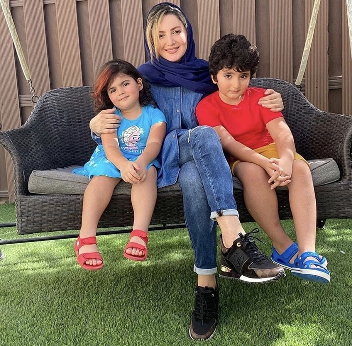 شیلا خداداد و فرزندانش + عکس