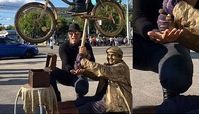 کمک خیرخواهانه امیریل ارجمند به مرد سوئیسی