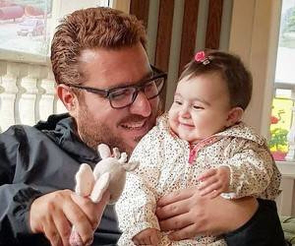تولد یکسالگی دختر محسن کیایی + عکس